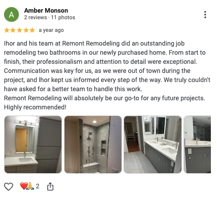 Amber Monson Google Review