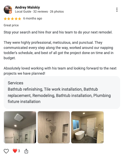 Andrey Malskiy Google Review