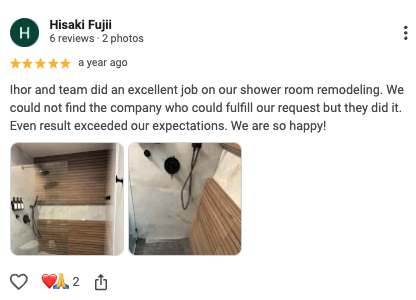 Hisaki Fujii Google Review